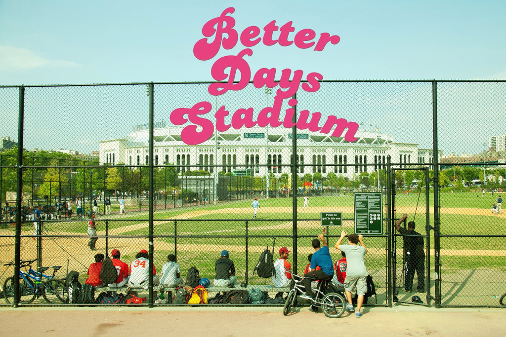 BETTERDAYSSTADIUM.  POP UP